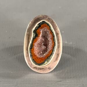 NO BRAND Ring Size 8 Rust Silver Ring